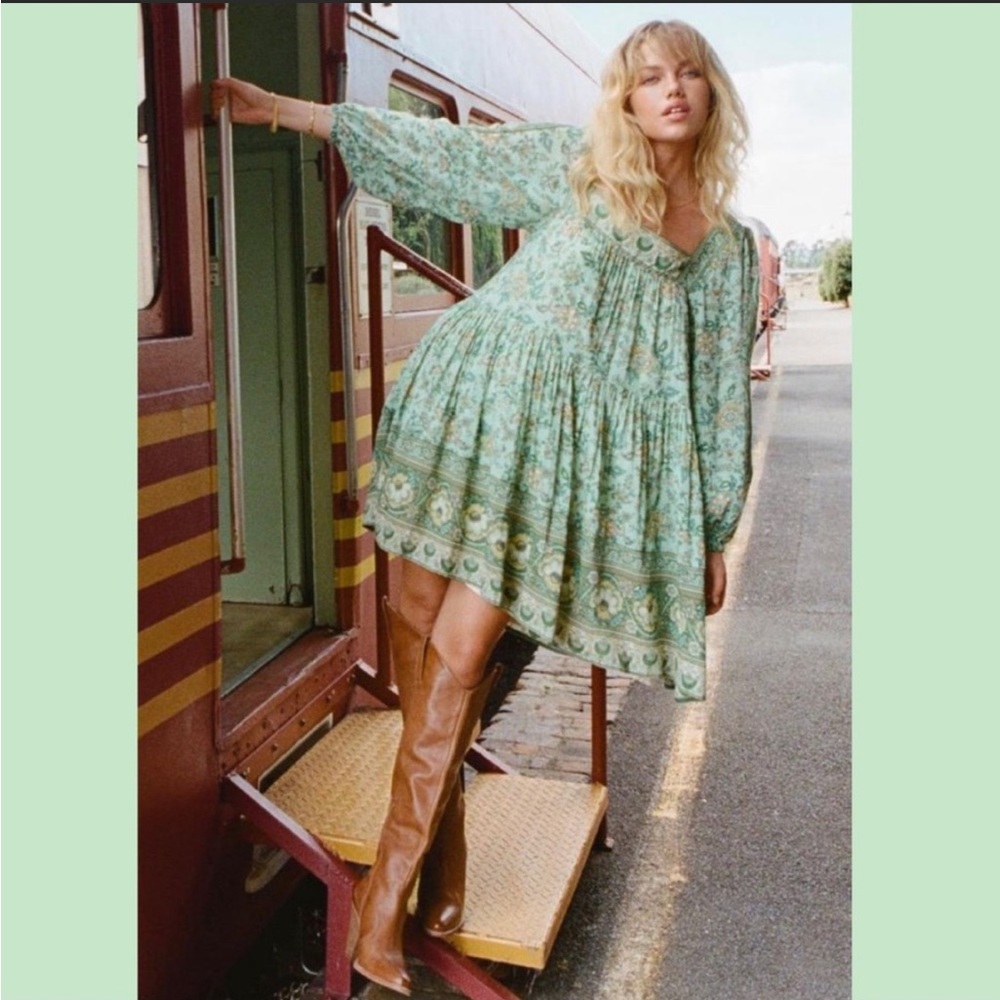 Spell Folk Song Tunic Dress